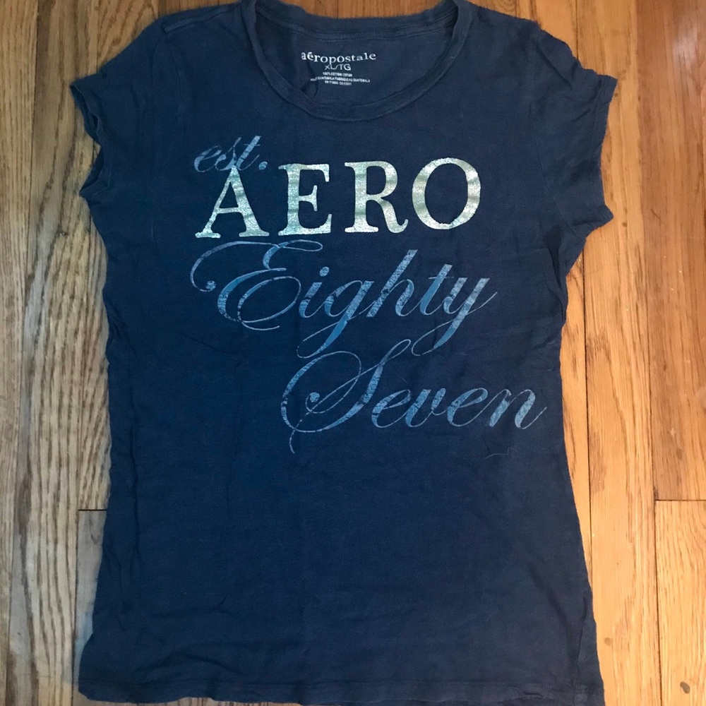 Dark Blue Aero shirt- like new